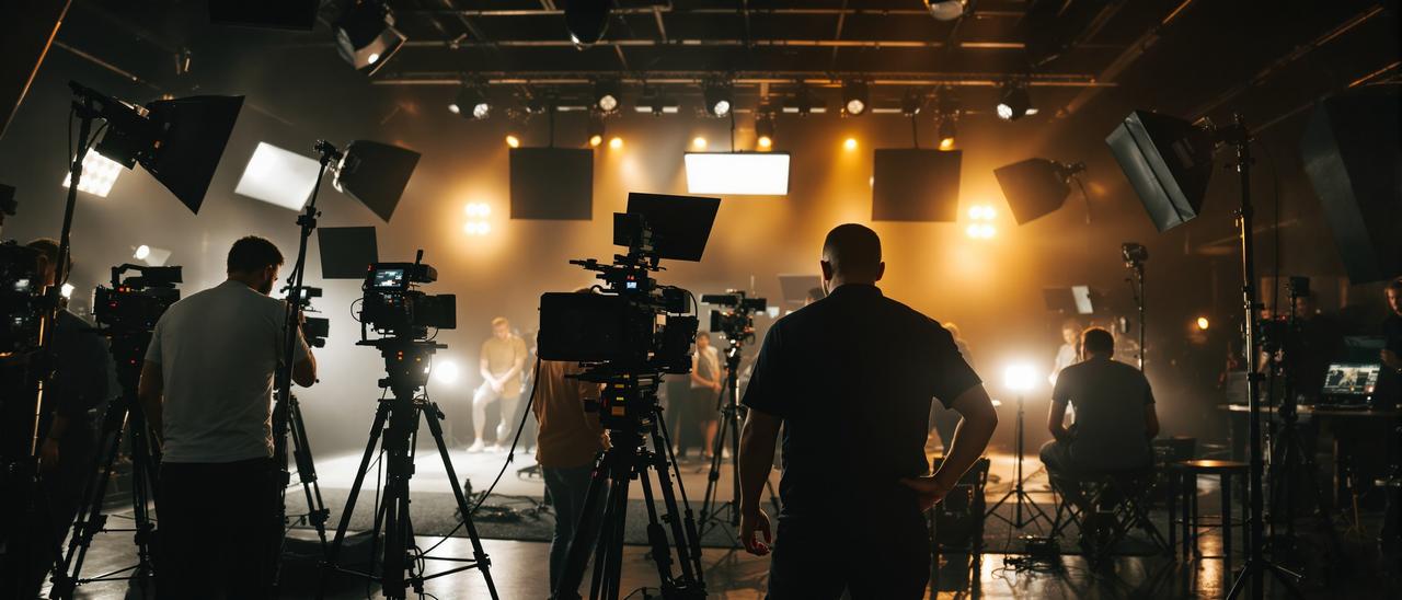 极视传媒30专业影视内容平台 - 现代化制作团队工作环境